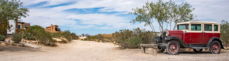 Old car in the Ghost Town.